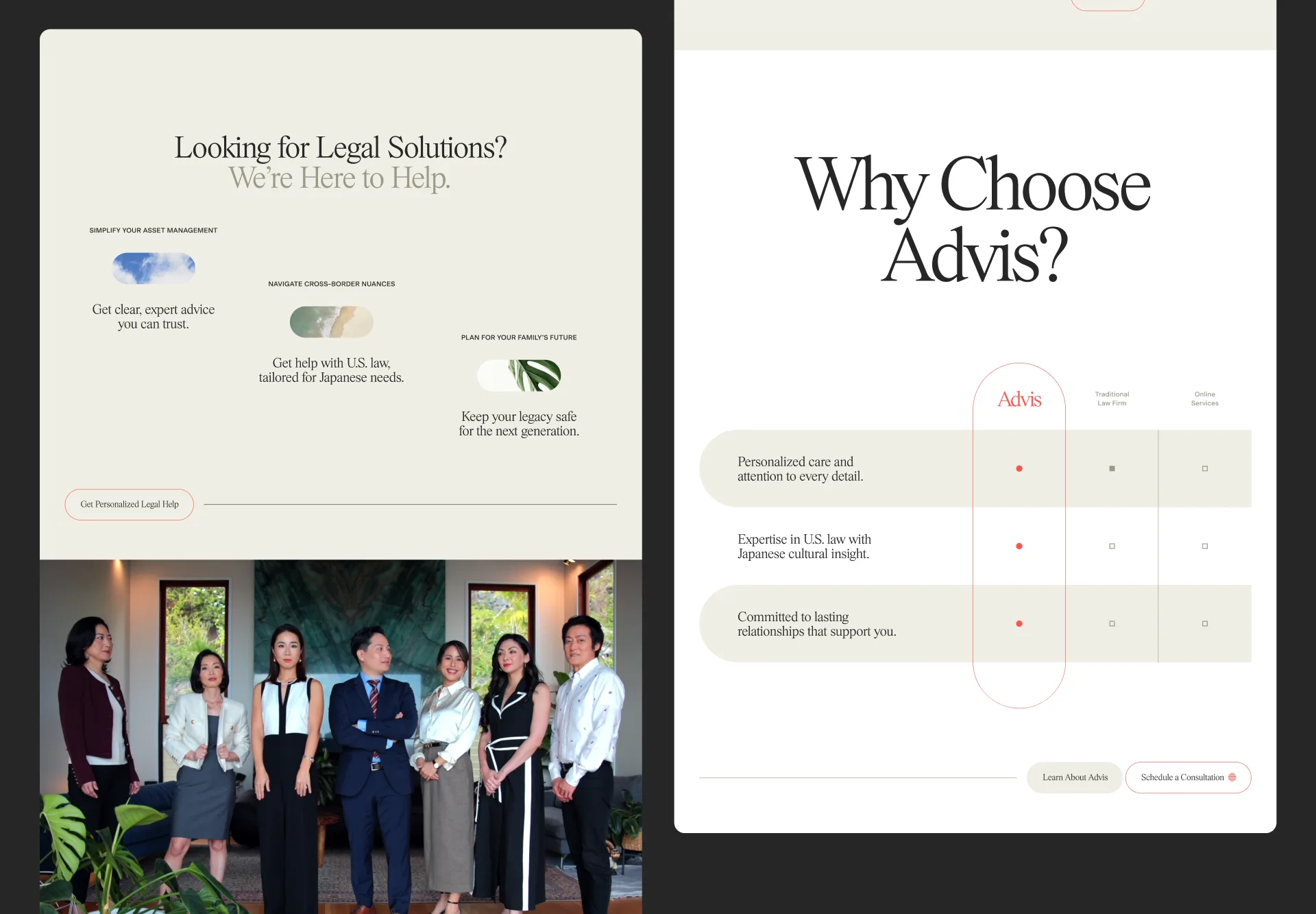 Advis branding